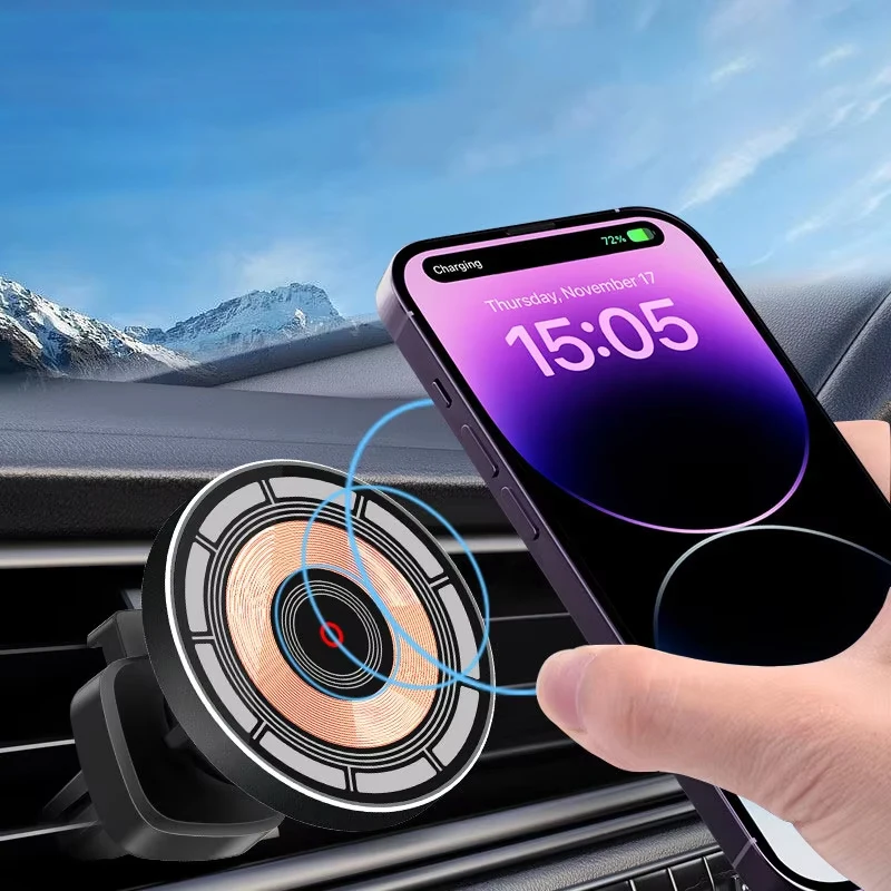 Car Magnetic Wireless Charger  - Wireless Car Charger Mount Fast Charging 评论和价格