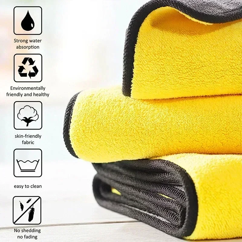 Microfiber Car Wash Cleaning C - Microfiber Car Drying Towel Super Absorbent 评论和价格
