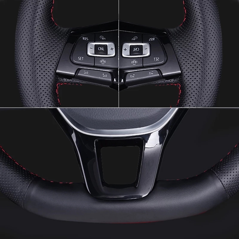 Customized Car Steering Wheel  - Car Steering Wheel Cover Anti Slip Breathable 评论和价格