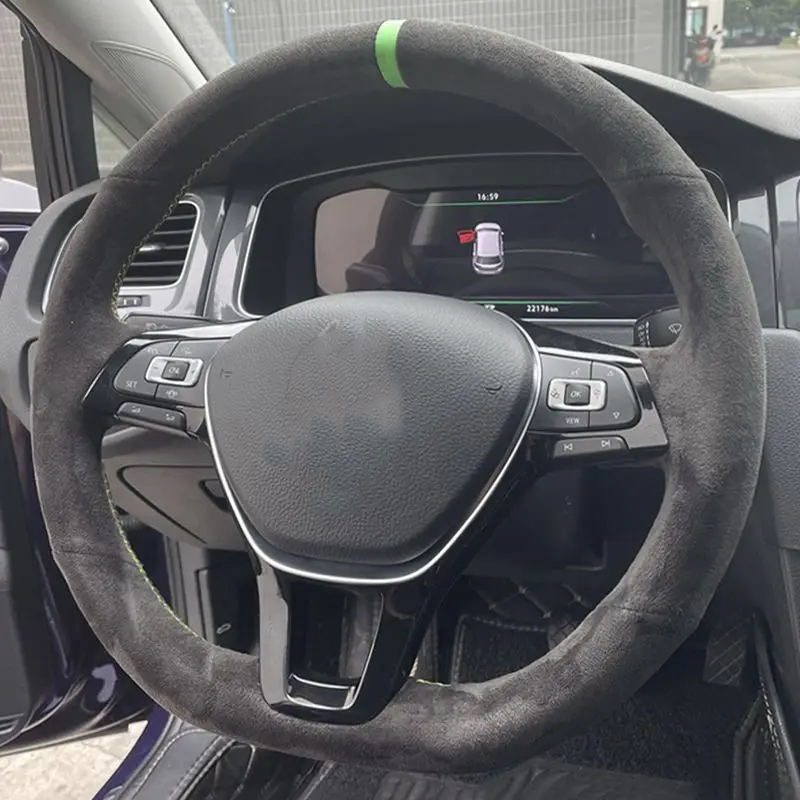 Customized Car Steering Wheel  - Car Steering Wheel Cover Anti Slip Breathable 评论和价格