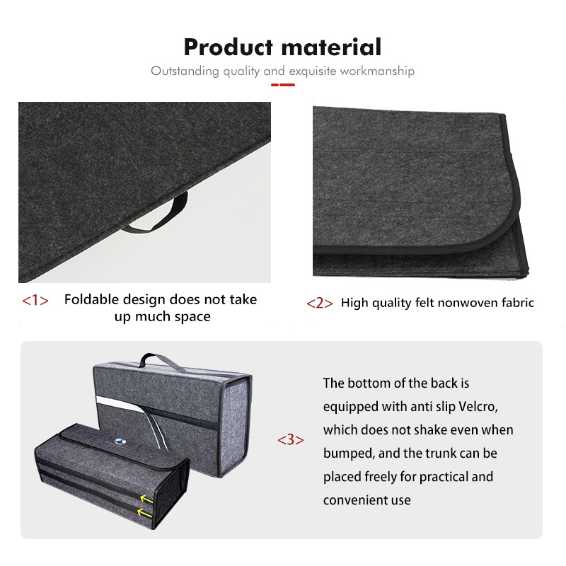 For Denza Foldable Felt Car Tr - Car Trunk Organizer Foldable Storage Box 评论和价格